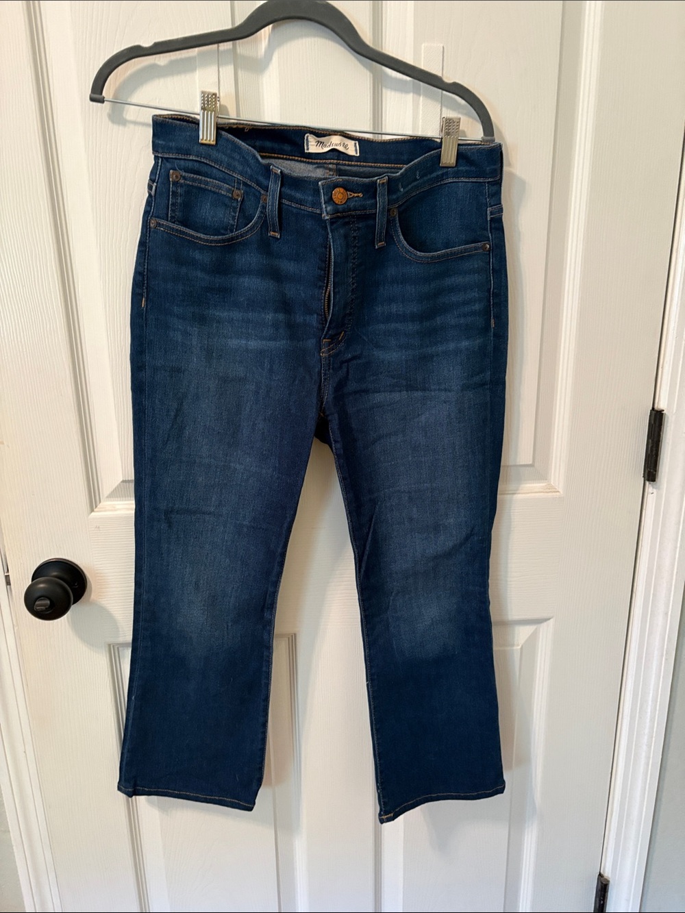 EUC Madewell Cali Demi dark wash jeans